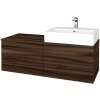 Dreja Kúpeľňová skrinka MODULE SZZ4 120 umývadlo Kube - D06 Orech / D06 Orech / Levé
