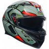 AGV K3 E2206 MPLK DECEPT MATT BLACK/GREEN/RED Velkosť: XS