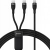 Baseus CASS060001 USB-C (M) - 2x USB-C (M), 1,5m, černý