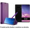Otváracie Púzdro Luxria Clear View pre Samsung - Fialové Samsung: Galaxy S10