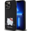 Hello Kitty Liquid Silicone Daydreaming Logo Zadný Kryt pre iPhone 13 Pro Black