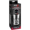 PDX Elite Viewtube Pro - Automatická intímna masážna pomôcka, priehľadná, 23 cm