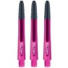 Winmau Vecta medium 40mm, ružový plast, čierny hliníkový top
