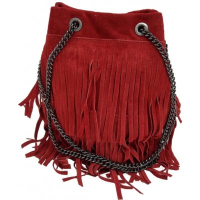 Donatella dámská kožená kabelka 97719 červená