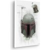 Komar Nástenný obraz na ráme Star Wars Boba Fett Helmet Sketch 30 x 40 cm