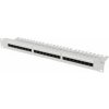 Lanberg Patch Panel 24 port 1U 19'' kat.5E UTP sivý s organizérom na káble