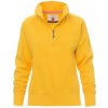PAYPER MIAMI+ LADY 000002-0001 / Dámska mikina s polozipsom - žltá XL