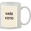Hrnček s fotkou rámik ZNÁMKA 350 ml FOTOpošta