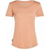Dámske tričko Merino Blend 125 Cool-Lite Sphere SS Scoop Tee Icebreaker Desert Sand veľkosti oblečenia L