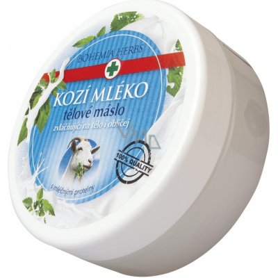 Bohemia Herbs Med a Kozí mléko tělové máslo 200 ml