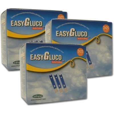 EasyGluco Testovacie prúžky pre glukomer 150 ks