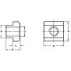 matica M24x28x44 BEZ PÚ /10/ T-drážka DIN 508 [1 ks]