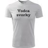 Tričko Vodca svorky darček pre šéfa darček pre riaditeľa darček pre manažéra biele