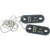 MFH ID prívesok Dog Tag krvná skupina B Neg