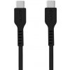 Prio Dátový kábel z USB-C 2.0 do USB-C 2.0 Power Delivery, 100 W, čierny, 1,2 m