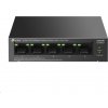 TP-Link LiteWave switch LS105LP (5x100Mb/s, 4xPoE, 41W, fanless)