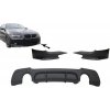 KITT Specials Rear Bumper Diffuser with Splitters suitable for BMW E92 Coupe 3 Series (2006-2010) M Performance Design Twin Single Outlet