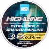Nash Splietaná šnúra Highline Extra Supple Braid UV Yellow 600 m - 0,24 mm 13,6 kg