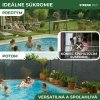 Tkanina tieniaca PRIVAT.NET 2x10 m, sieť, HDPE, UV, 230 g/m2, 95% antracit