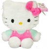 Plyšák Hello Kitty Fluffy růžové tričko 28cm