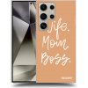 Picasee silikónový čierny obal pre Samsung Galaxy S24 Ultra S928B 5G - Boss Mama