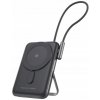 Magnetická powerbanka Choetech B735 10000mAh 20W PD + kábel USB-C (čierny)