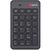 Gembird C-TECH Numerická kávesnice KBN-02WS, 23 kláves, Bezdrátová, Černá