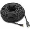 PremiumCord HDMI High Speed ??s Ether., so zosilňovačom, 15m, AWG26, 3x tienenie, M / M, pozlátené konektory KPHDMER15