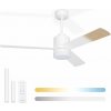 NOATON 14132WWL Canis stropní ventilátor se světlem, bílá a světle hnědá (5600001570)