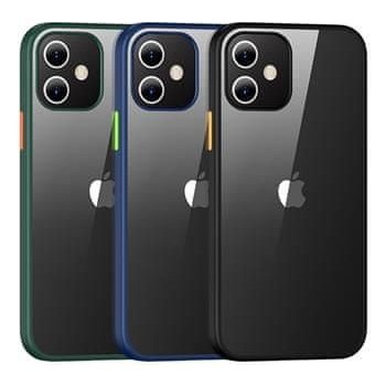 Púzdro USAMS US-BH626 PC+TPU iPhone 12 Mini Janz Series modré