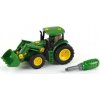 Klein Theo3903 Traktor John Deere s predným nakladačom a závažím
