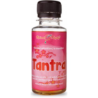 Bylinné kvapky Tantra (tantrická masáž) - masážny olej celotelový, 100 ml