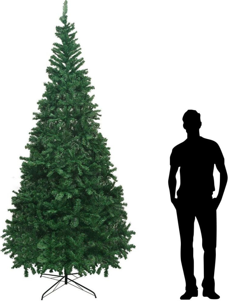 VidaXL Umelý vianočný stromček XL 300 cm zelený