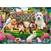 CASTORLAND Puzzle Maznáčikovia v parku 180 dielikov