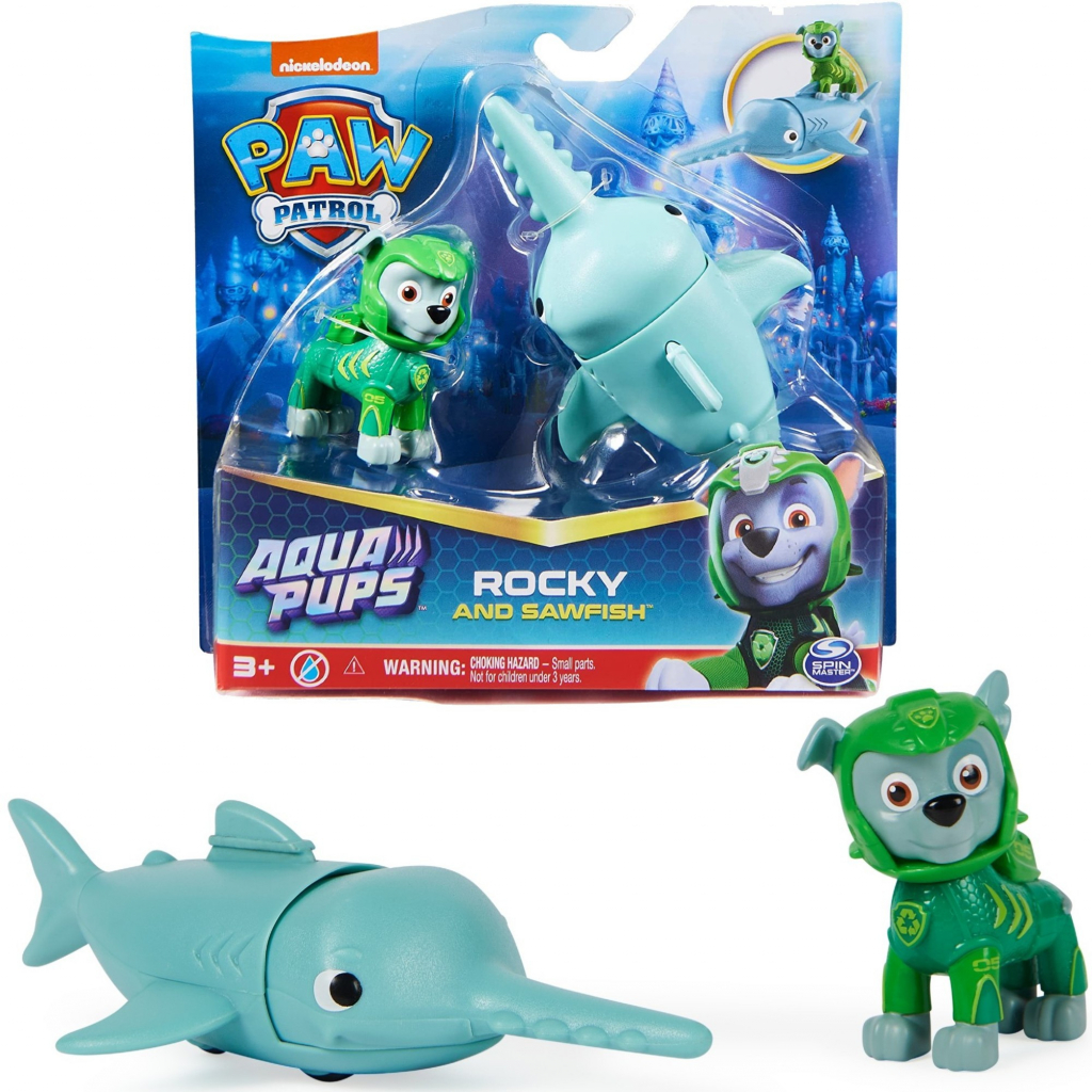 SPIN MASTER Paw Patrol Aqua Vodní Kamaráti Rocky