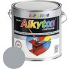 Farba na kov hrdzu i drevo DUPLI-COLOR Alkyton satén biely hliník RAL 9006 2,5 l