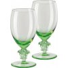 VERSACE - Medusa Lumiere EDITION CLEAR MINT - Sada 2 pohárov na biele víno