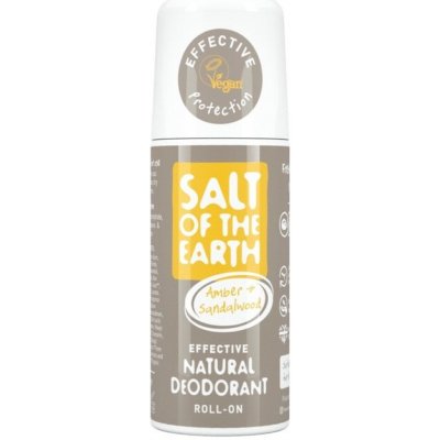 Prírodný kryštálový deodorant PURE AURA - jantár, santalové drevo ROLL ON