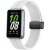 eses Silikónový remienok s magnetickou sponou pre Samsung Galaxy Fit 3 - Biely