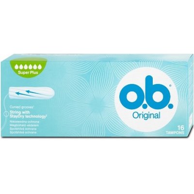 o.b. Original Super Plus hygienické tampóny 16 ks