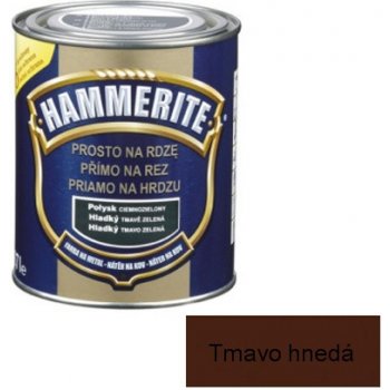 Hammerite přímo na rez, 0.70l, hladký tmavě hnědý