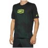 100% SPEEDLAB Cyklistický dres s krátkym rukávom - AIRMATIC LE - čierna/zelená M