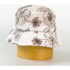 Karpet Dámsky bavlnený klobúk s rovnou hlavou - smotana-55-56