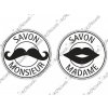 Pečiatka do mydla, sádry - Monsieur a Madame