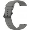 Techsuit - Watchband 20mm (W001) remienok pre Samsung Galaxy Watch 4 / 5 / Active 2, Huawei Watch GT 3 (42 mm) / GT 3 Pro (43 mm) – sivý KF239511