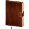 Diár 2026 týždenný A5 Flip - hnedo/hnedá