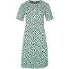 Katarina dámska nočná košeľa leopardí vzor 6529 L svetlozelená