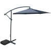 Strend Pro Slnečník DEMI, šedý, 300 cm, 42 mm, PE 180 g