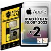 2x TVRDENÉ SKLO 9H pre Apple IPAD GEN 10 2022 10.9