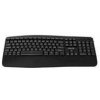 Canyon HKB-W6, 2v1 bezdrôtová 2.4GHz/BT klávesnica, ergonomická s opierkou, vodeodolná, 104 klávesov, SK/CZ, čierna (CNS-HKBW6-CS)